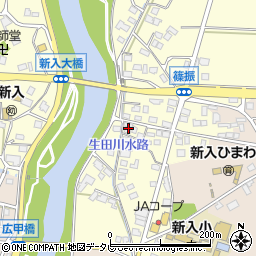 福岡県直方市下新入47-1周辺の地図
