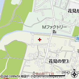 福岡県福津市花見の里3丁目24周辺の地図