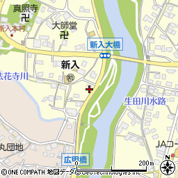 福岡県直方市下新入1600-1周辺の地図