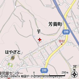 和歌山県田辺市芳養町1845周辺の地図