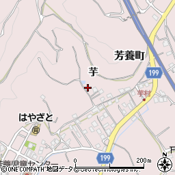 和歌山県田辺市芳養町1846周辺の地図