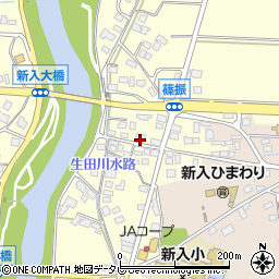 福岡県直方市下新入44周辺の地図