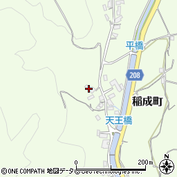 和歌山県田辺市稲成町2316周辺の地図