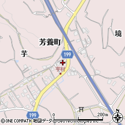 和歌山県田辺市芳養町2033周辺の地図