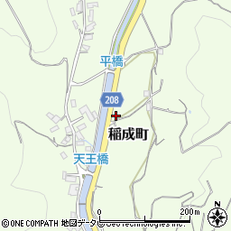 和歌山県田辺市稲成町2477周辺の地図