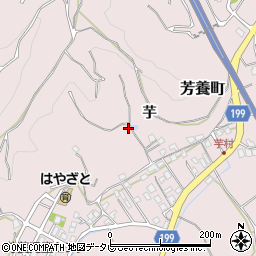 和歌山県田辺市芳養町1849周辺の地図