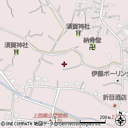 福岡県福津市上西郷周辺の地図