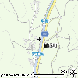 和歌山県田辺市稲成町2481周辺の地図