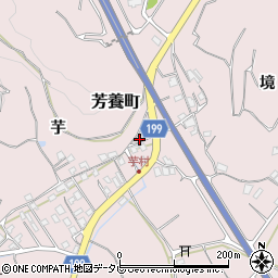 和歌山県田辺市芳養町2032周辺の地図