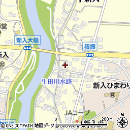 福岡県直方市下新入45-1周辺の地図