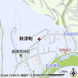 和歌山県田辺市秋津町1781周辺の地図