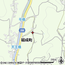 和歌山県田辺市稲成町2449周辺の地図