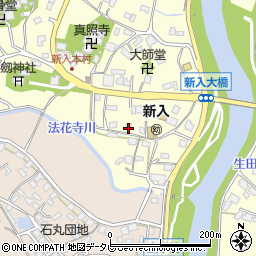 福岡県直方市下新入1632-1周辺の地図