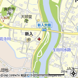 福岡県直方市下新入1573-2周辺の地図