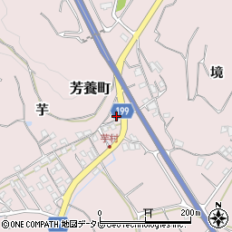 和歌山県田辺市芳養町2035周辺の地図