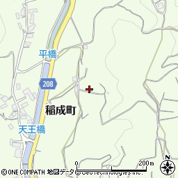 和歌山県田辺市稲成町2402周辺の地図