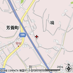 和歌山県田辺市芳養町2185周辺の地図