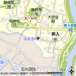 福岡県直方市下新入2551-12周辺の地図