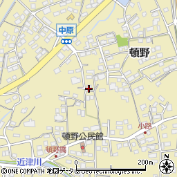 福岡県直方市頓野1383周辺の地図