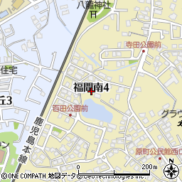 福岡県福津市福間南4丁目周辺の地図