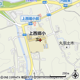 福津市立上西郷小学校周辺の地図