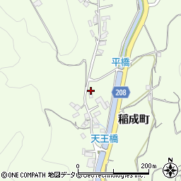 和歌山県田辺市稲成町2327周辺の地図