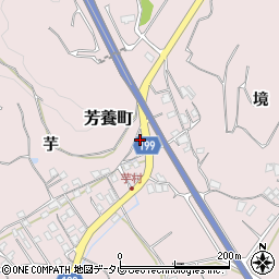 和歌山県田辺市芳養町2045周辺の地図