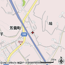 和歌山県田辺市芳養町2042周辺の地図