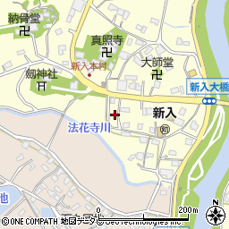 福岡県直方市下新入2551-7周辺の地図