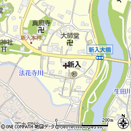 福岡県直方市下新入1636周辺の地図