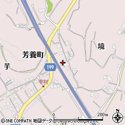 和歌山県田辺市芳養町2044周辺の地図