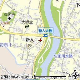 福岡県直方市下新入1962-2周辺の地図