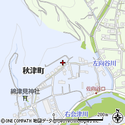 和歌山県田辺市秋津町1784周辺の地図