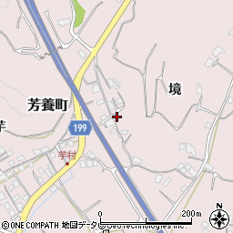 和歌山県田辺市芳養町2182周辺の地図