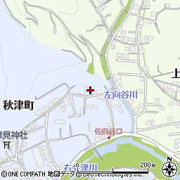 和歌山県田辺市秋津町1821周辺の地図
