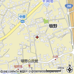 福岡県直方市頓野1645周辺の地図