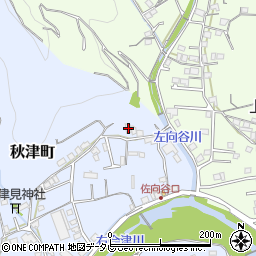 和歌山県田辺市秋津町1821-7周辺の地図