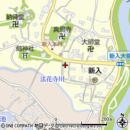 福岡県直方市下新入1643-6周辺の地図