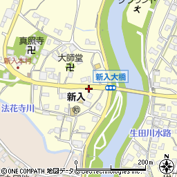 新入大橋周辺の地図