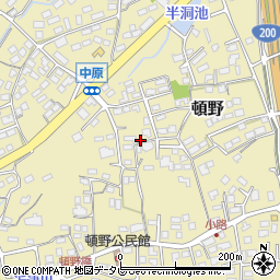 福岡県直方市頓野1379周辺の地図