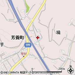 和歌山県田辺市芳養町2181周辺の地図