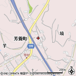 和歌山県田辺市芳養町2051周辺の地図
