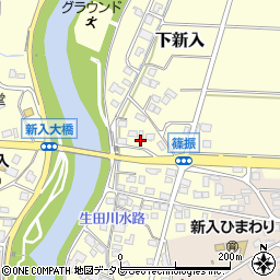 福岡県直方市下新入67-3周辺の地図