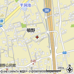 福岡県直方市頓野1157周辺の地図
