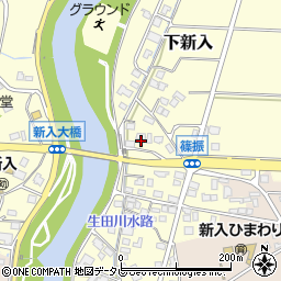 福岡県直方市下新入67-4周辺の地図