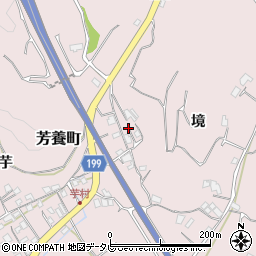 和歌山県田辺市芳養町2179周辺の地図