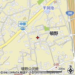福岡県直方市頓野1375周辺の地図