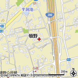 福岡県直方市頓野1170周辺の地図