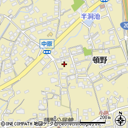 福岡県直方市頓野1364周辺の地図