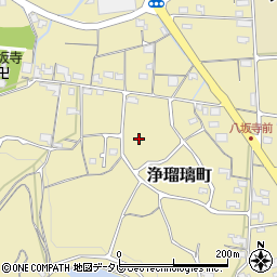 愛媛県松山市浄瑠璃町周辺の地図